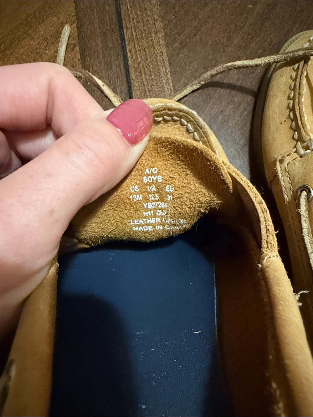 Sperry Kids Tan Boat Shoes